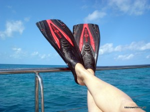 fertig zum Schnorcheln