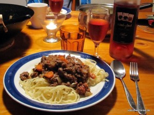 Spaghetti Bolo auf Kangaroo Island