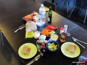 Dinner im YHA Apollo Bay