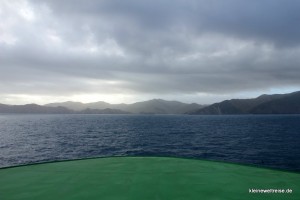 Wir steuern auf die Marlborough Sounds zu Wir steuern auf die Marlborough Sounds zu