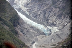 Franz Josef Glacier aus der Luft