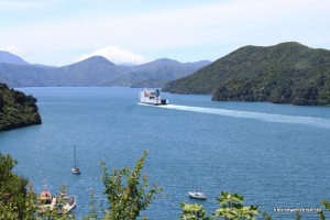 Interislander Fähre im Queen Charlote Sound