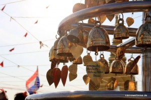 Glocken oben auf dem Golden Mountain
