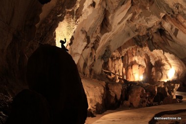 Fanta in der Höhle in Vang Vieng