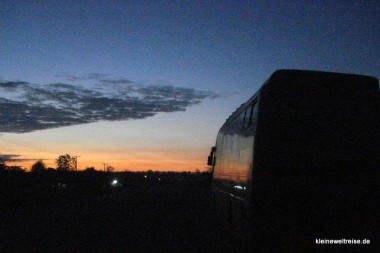 Der Bus bei Nacht