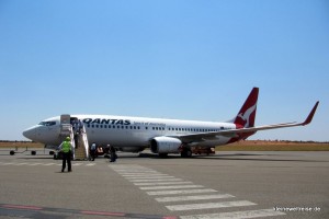 unsere Boeing 737-800 am Connellan Airport