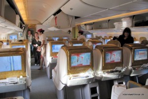 Blick in die Business Class