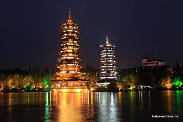 Die Pagoden in Guilin