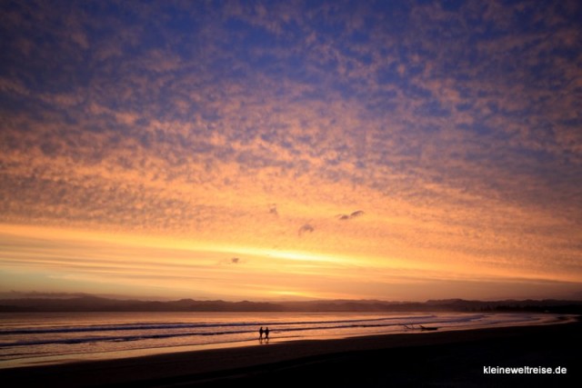 Wolken in Neuseeland, dem Land der Sonnenuntergänge