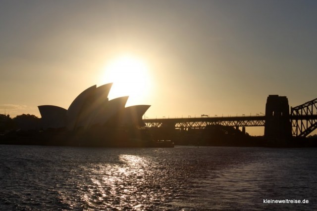 Silhouette Opernhaus in Sydney
