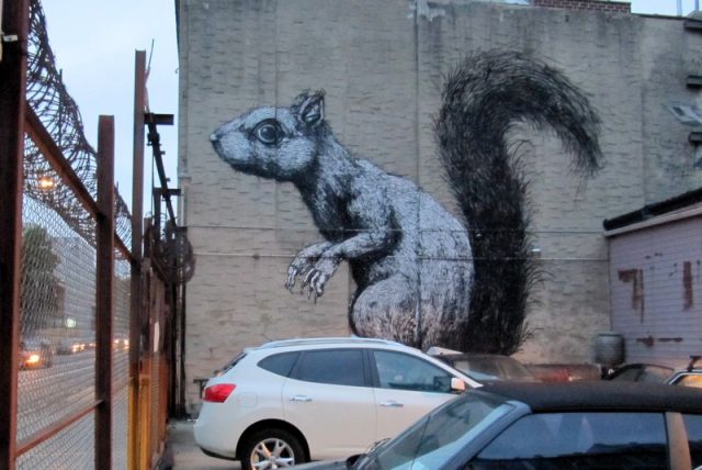 der ist bekannt, ROA in Williamsburg